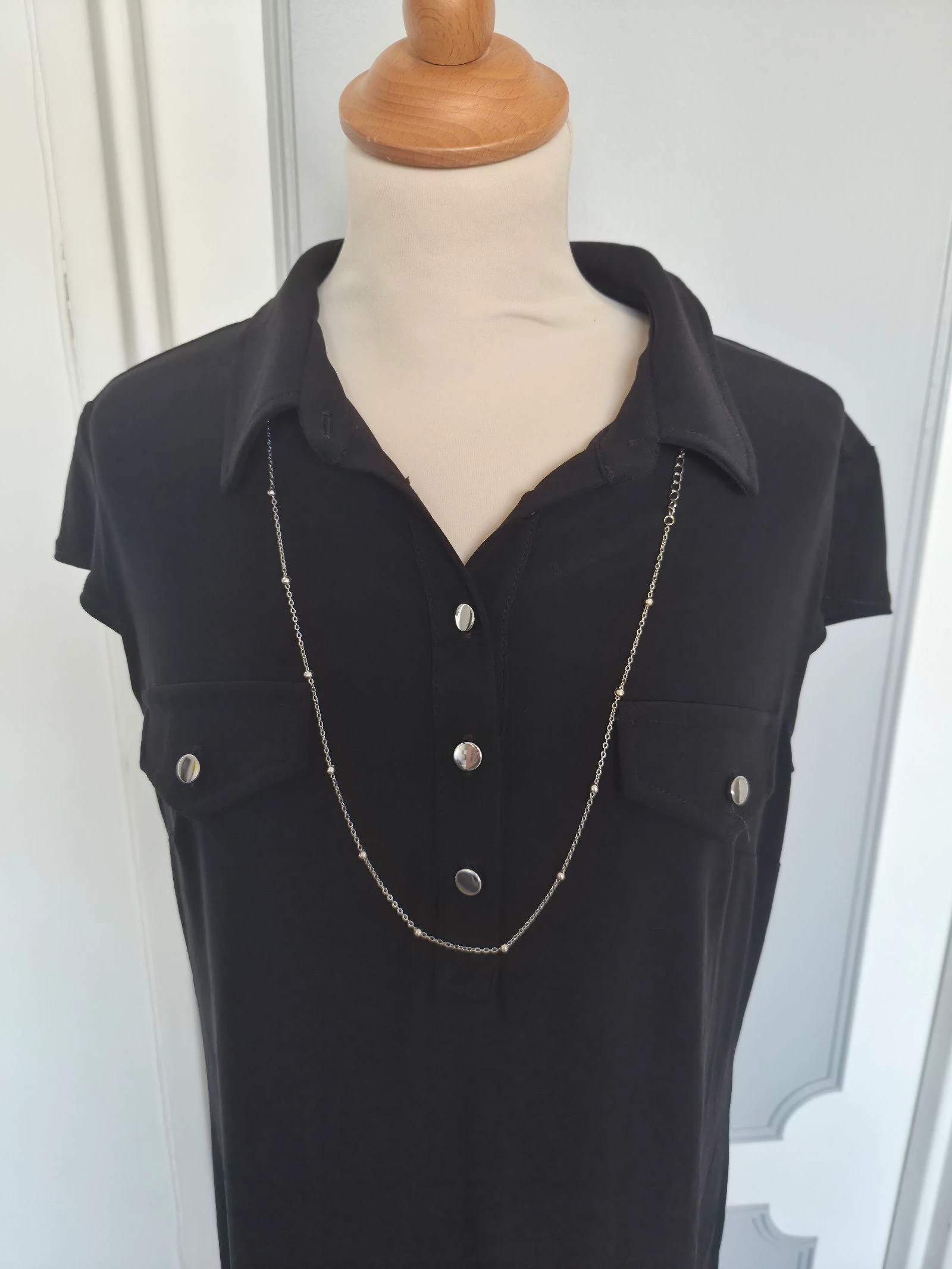 Joseph Ribkoff Black Polo Dress Size 42 – photo 2
